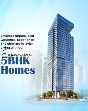 5 BHK promotional post