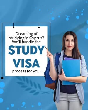 Study In Abroad promotional template