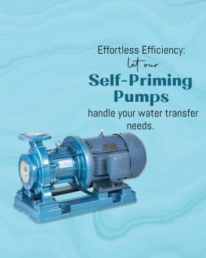 Submersible Pump business template