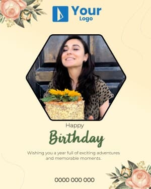 Birthday Wishes (Edited) Instagram flyer