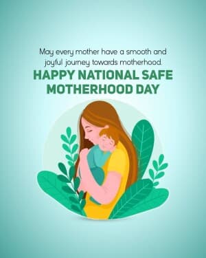 National Safe Motherhood Day video