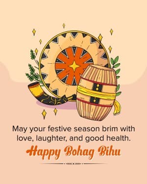 Happy bohag Bihu flyer