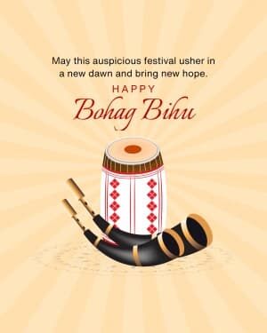 Happy bohag Bihu banner