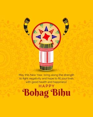 Happy bohag Bihu poster