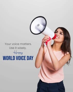 World Voice Day image