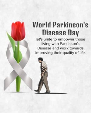 world Parkinson's Disease Day poster