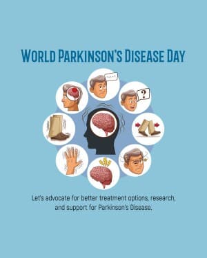 world Parkinson's Disease Day event poster