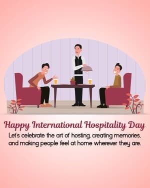 International Hospitality Day graphic