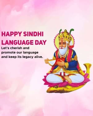 Sindhi Language Day post