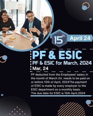 PF & ESIC flyer