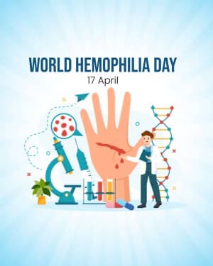 World Hemophilia Day flyer