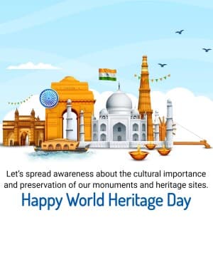 World Heritage Day banner