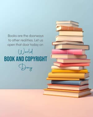 World Book and Copyright Day flyer