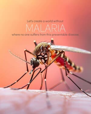 World Malaria Day illustration