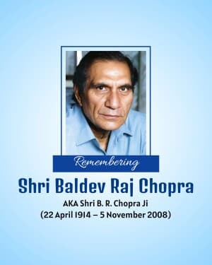 B. R. Chopra Jayanti video