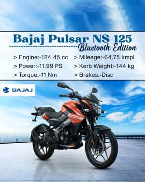 Bajaj Two Wheeler poster