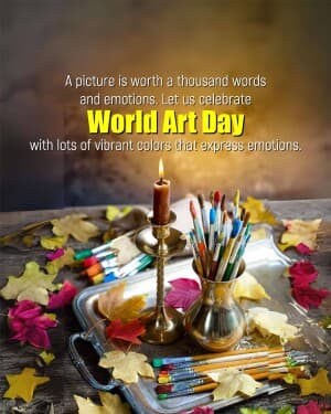 World Art Day illustration