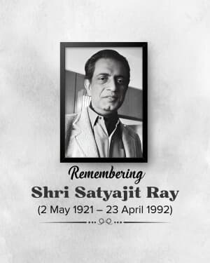 Satyajit Ray Punyatithi flyer