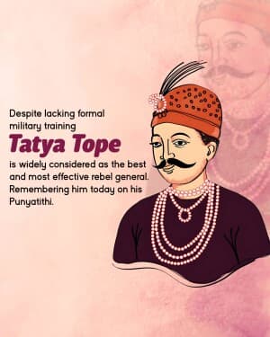 Tatya Tope Punyatithi poster