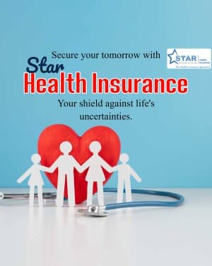 Star Health Insurance business flyer