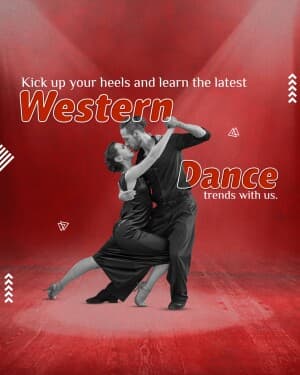 Dance promotional template