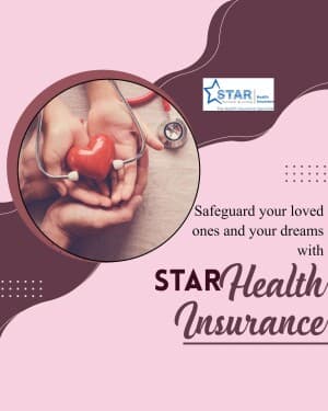 Star Health Insurance marketing poster