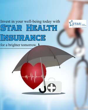 Star Health Insurance marketing post