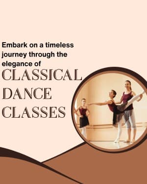 Dance promotional poster