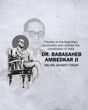 B. R. Ambedkar Jayanti / National Water Day graphic