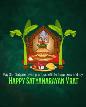 Shri Satyanarayan Vrat event poster