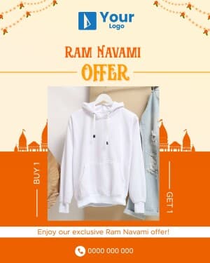 Ram Navami Offers marketing flyer