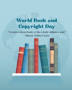 World Book and Copyright Day event poster