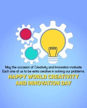 World Creativity & Innovation Day poster