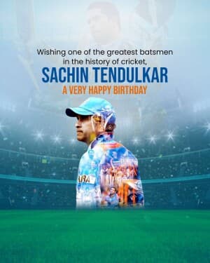 Happy Birthday | Sachin Tendulkar image