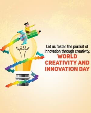 World Creativity & Innovation Day event poster