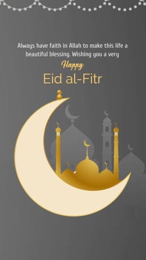 Insta Story - Eid al Fitr flyer