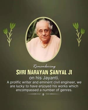 Narayan Sanyal Jayanti image