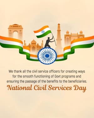 National Civil Services Day post