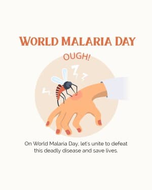 World Malaria Day banner