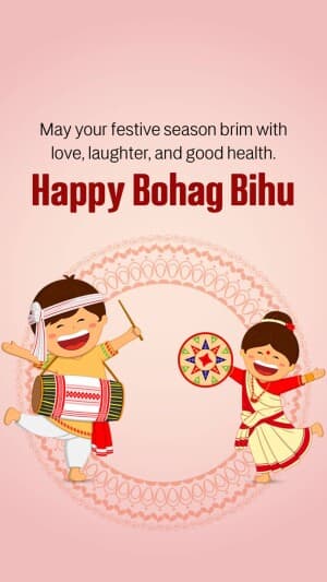 Happy bohag Bihu Story image