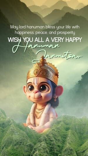 Hanuman Janmotsav Instagram Post