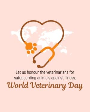 World Veterinary Day poster