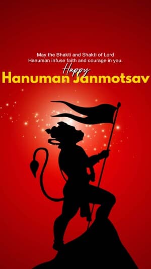 Hanuman Janmotsav poster Maker