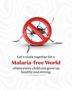 World Malaria Day poster