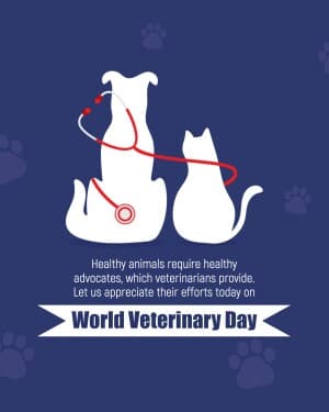 World Veterinary Day event poster