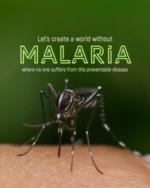 World Malaria Day post