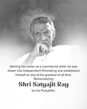 Satyajit Ray Punyatithi post