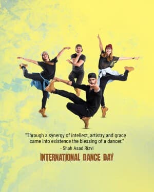 International Dance Day flyer