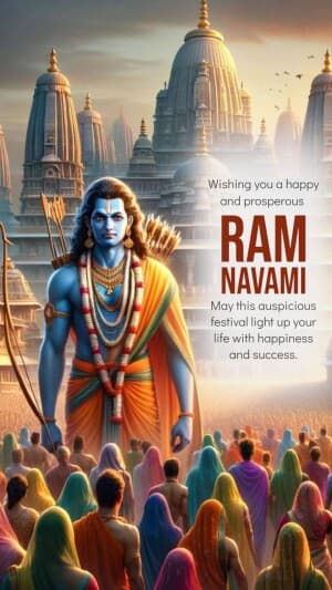 Ram Navami Insta Story poster Maker
