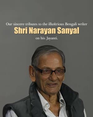 Narayan Sanyal Jayanti poster